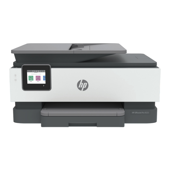 HP OfficeJet Pro 8020e Serie Guia De Instalacion