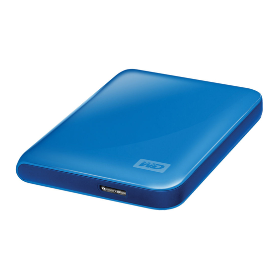 Western Digital My Passport Essential Manual Del Usuario