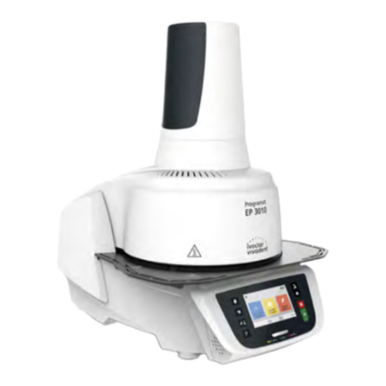 Ivoclar Vivadent Programat EP 3010 G2 Instrucciones Breves
