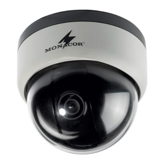 Monacor security TVCCD-350COL Manual Del Usuario