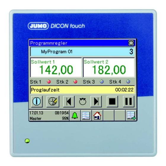 JUMO DICON touch Hoja Técnica