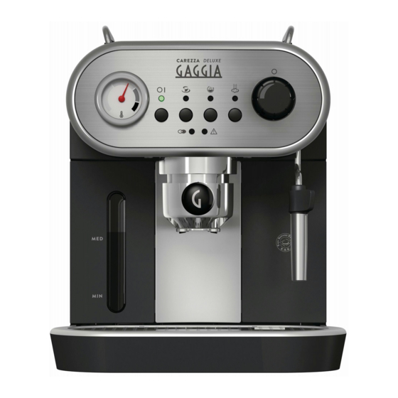 Gaggia CAREZZA RI8525 Manuales