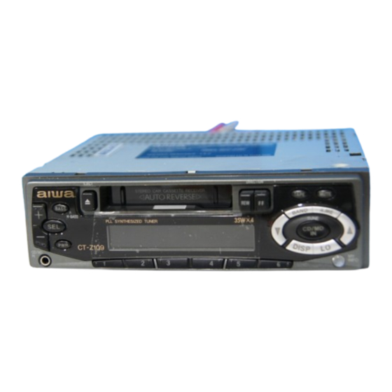 Aiwa CT-Z109 Manual De Instrucciones