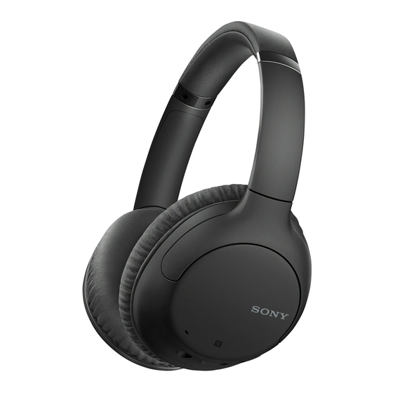 Sony WH-CH710N Guia De Ayuda