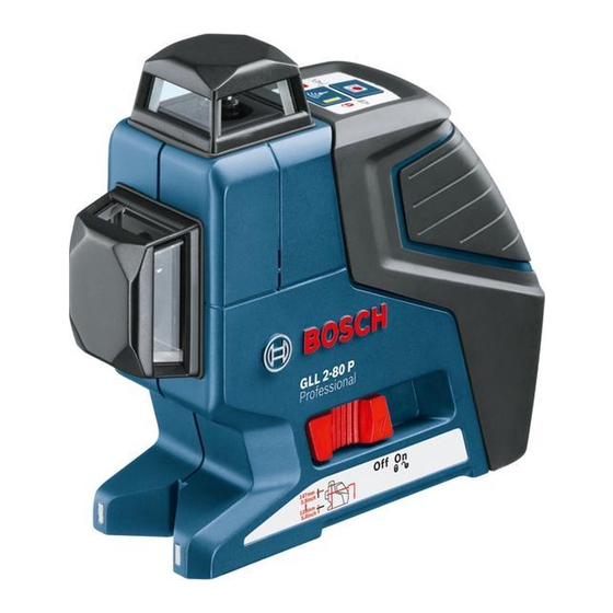 Bosch GLL 2-80 P Professional Manual Original