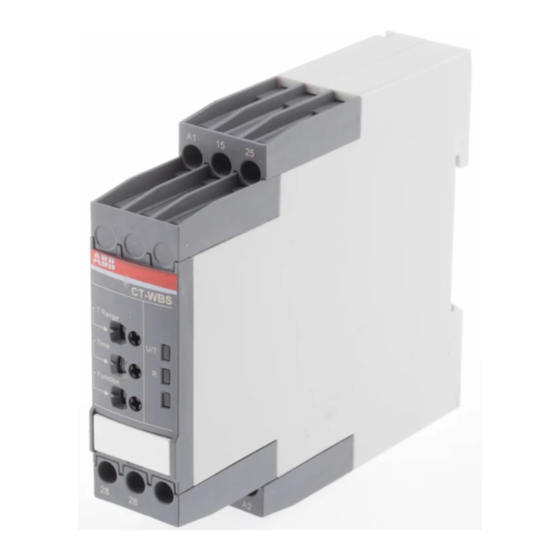 ABB CT-S Serie Instrucciones De Servicio Y De Montaje