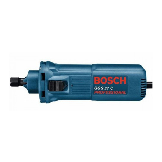 Bosch GGS 27 Professional Manual Original