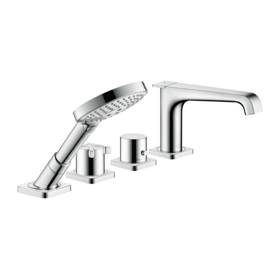 Hansgrohe Axor Citterio E 36410000 Instrucciones De Montaje