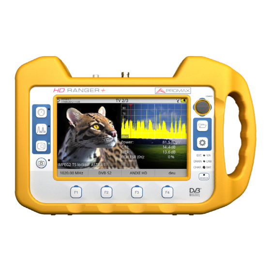 Promax HD RANGER+ Manual De Operación