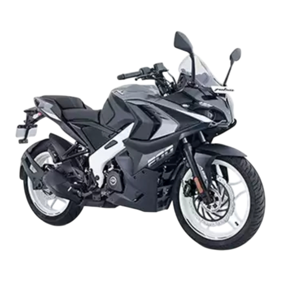Bajaj PULSAR RS 200 FI ABS Manual De Usuario Y Garantía