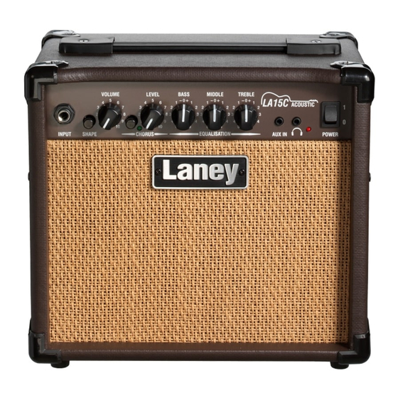Laney LA15C Acoustic Manuales