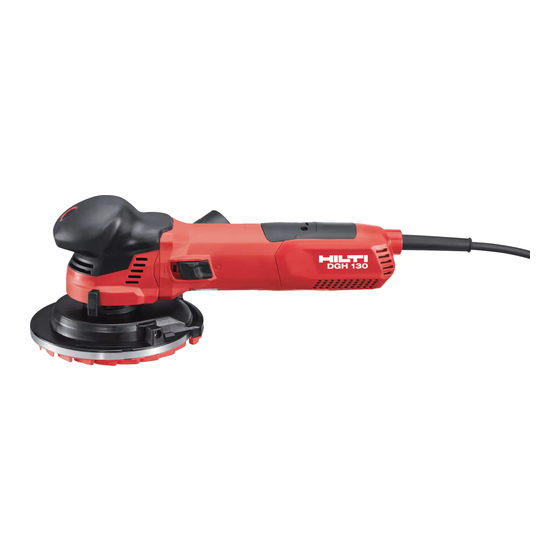 Hilti DGH 130 Manual De Instrucciones