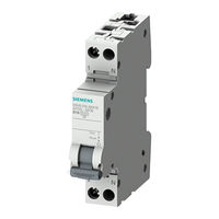 Siemens 5SV6 Instructivo