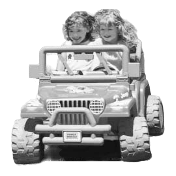 Fisher-Price POWER WHEELS 77773 Manuales