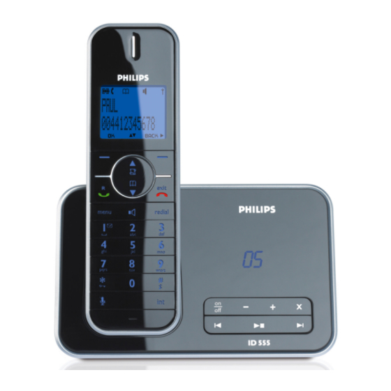 Philips ID555 Manuales