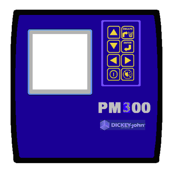 Dickey-John PM300E Manual De Uso