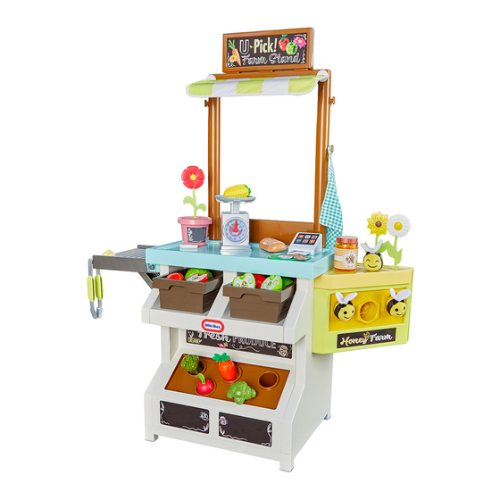 Little Tikes 3-in-1 Garden to Table Market Instrucciones De Montaje