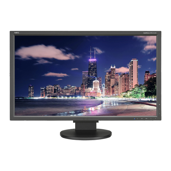 NEC MultiSync EA275UHD Manual De Usuario