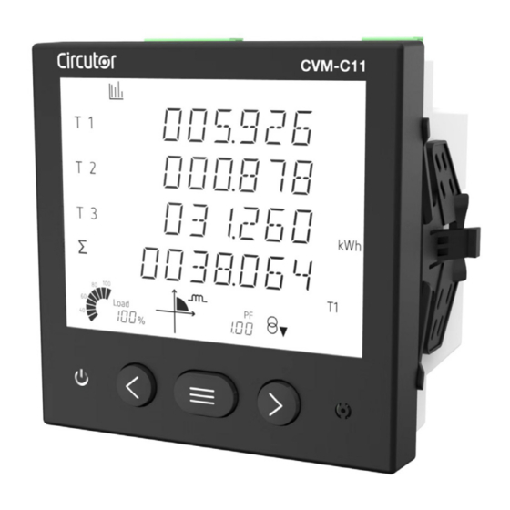 Circutor CVM-C11 Manual De Instrucciones