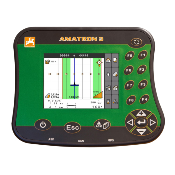 Amazone AMATRON 3 Instrucciones De Servicio