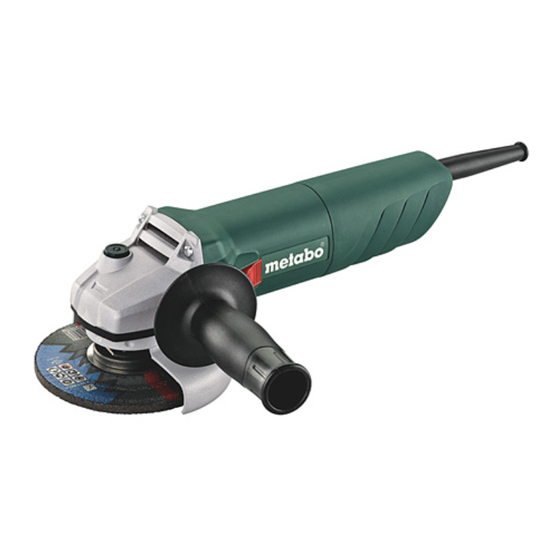 Metabo W 750-115 Manual Original