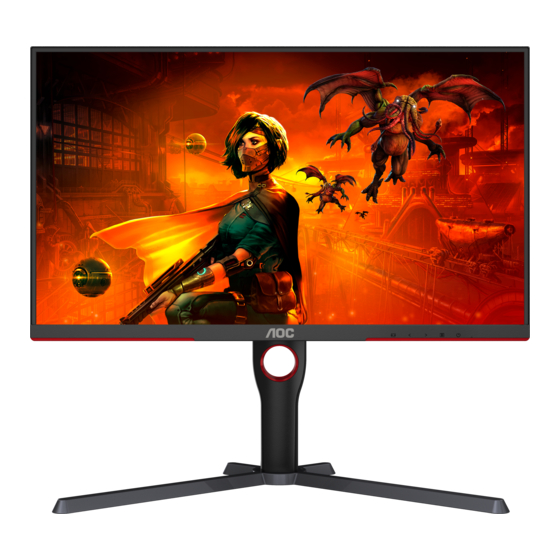 AOC U27G3X/BK Manual Del Usuario
