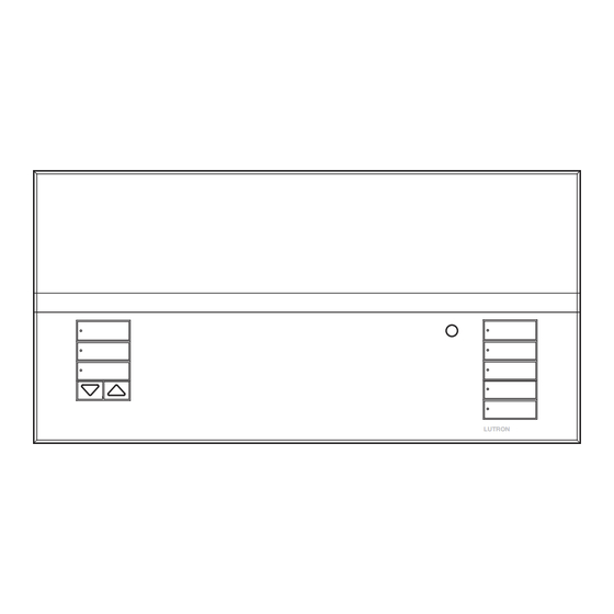 Lutron GRAFIK Eye QS Serie Guía Rápida De Instalación Y Funcionamiento