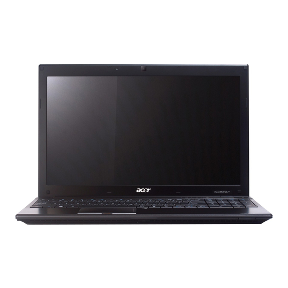 Acer TravelMate 8571 Serie Guía Rápida