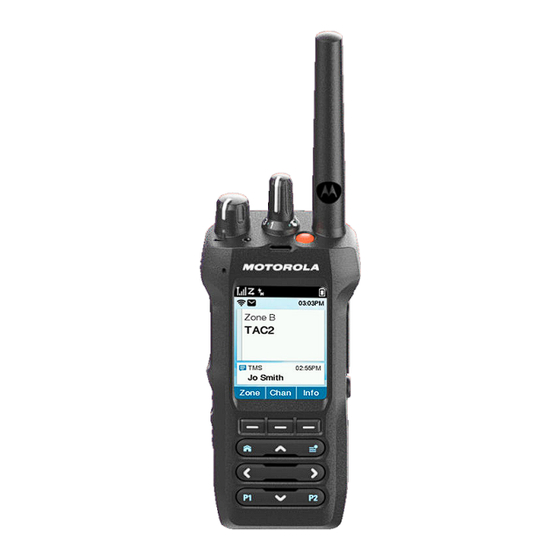 Motorola ASTRO P25 Guia De Inicio Rapido
