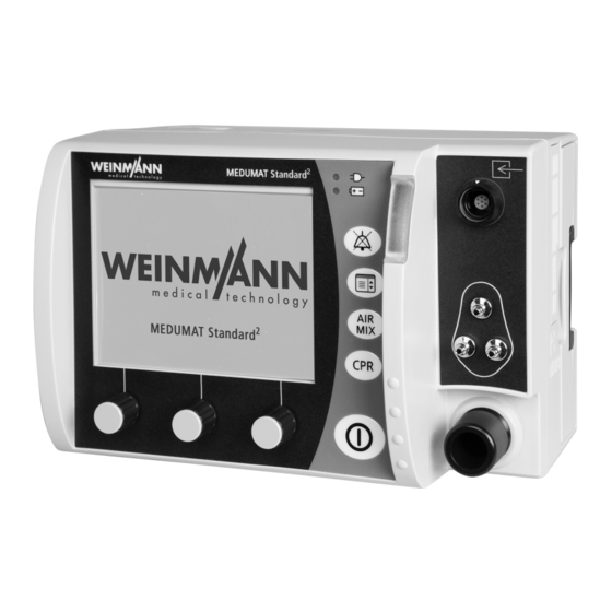 Weinmann MEDUMAT Standard2 Instrucciones De Uso