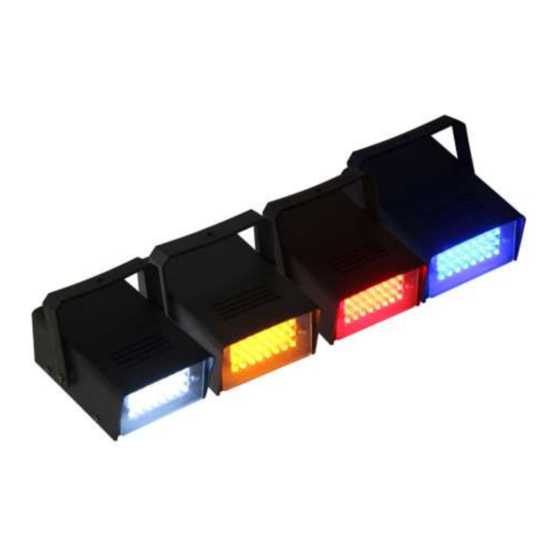 Beamz LED Mini Strobe Set 4 Pcs WRYB Manual De Instrucciones