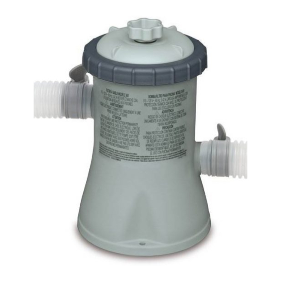 Bomba de filtro Intex Krystal Clear 601