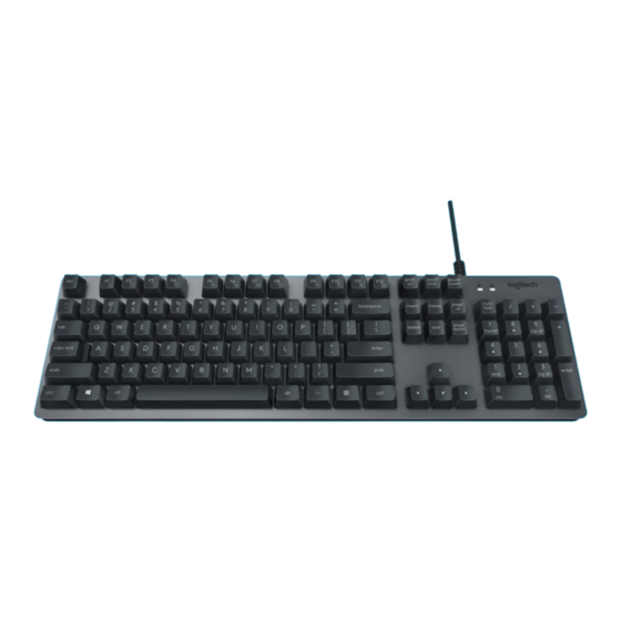 Logitech K840 MECHANICAL Guía De Configuración