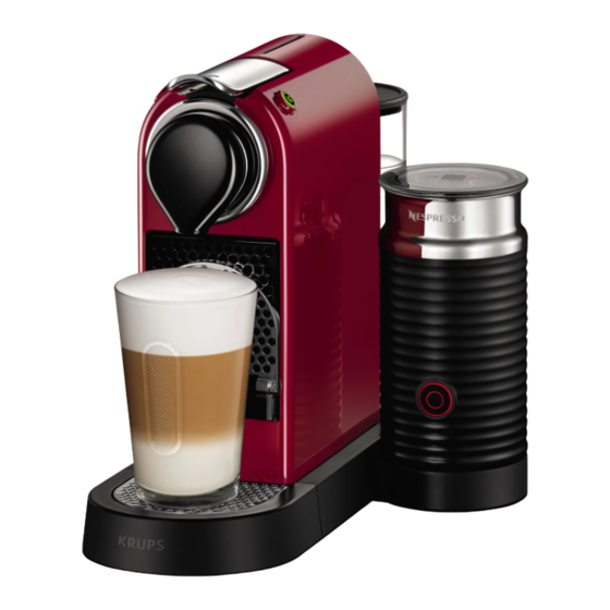 Krups Nespresso CITIZ&MILK MY MACHINE Manuales