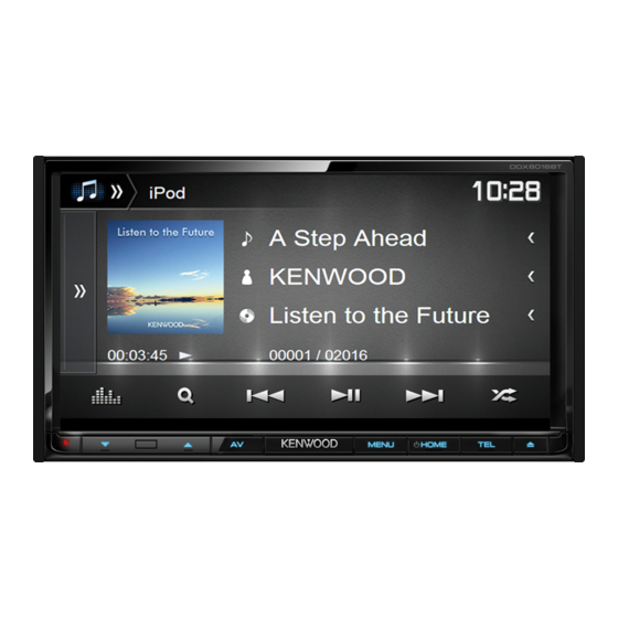 Kenwood DDX6016BTR Manual De Instrucciones