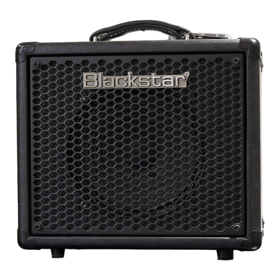 Blackstar Amplification HT METAL 1 Manual De Instrucciones