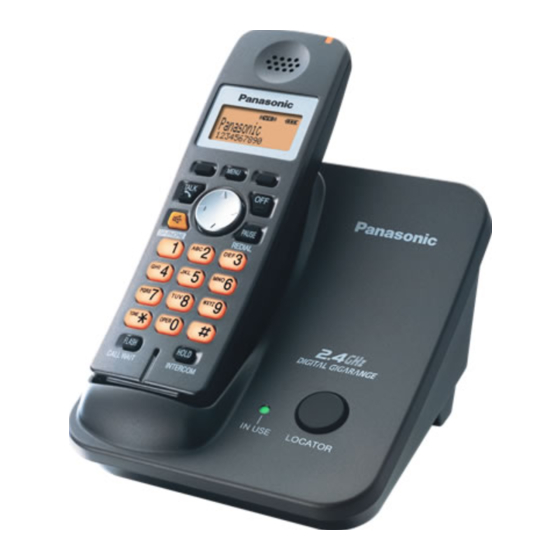 Panasonic KX-TG3520LA Manuales