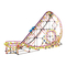 Juguetes K'Nex Building Worlds Kids Love Thunderbolt Strike Roller Coaster Manual De Instrucciones