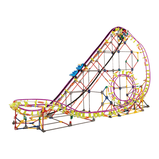 K'Nex Building Worlds Kids Love Thunderbolt Strike Roller Coaster Manuales