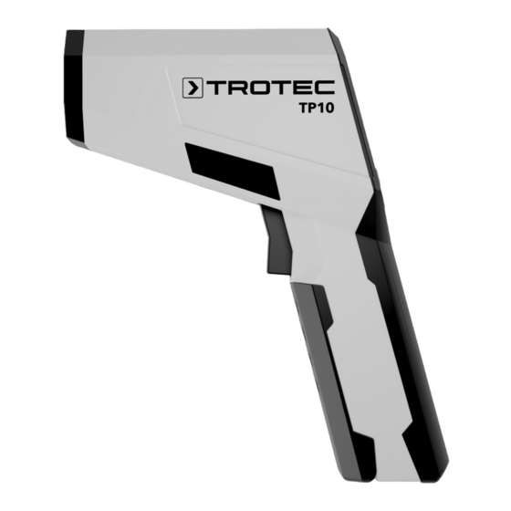 Trotec TP10 Manual De Instrucciones