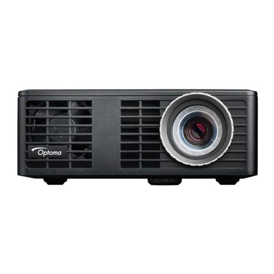 Optoma ML750e Manual Del Usuario