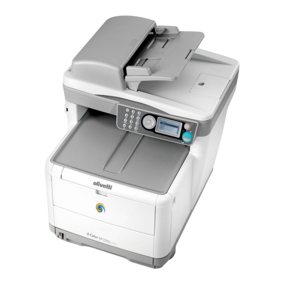 Olivetti d-Color MF1600 plus Guia Del Usuario