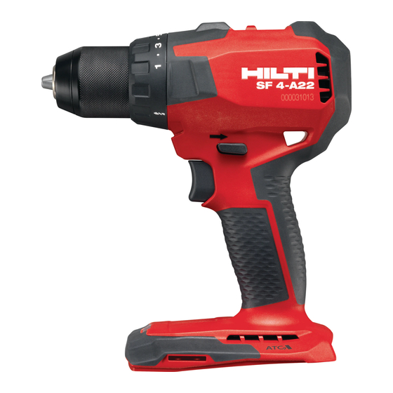 Hilti SF 4-A22 Manual De Instrucciones
