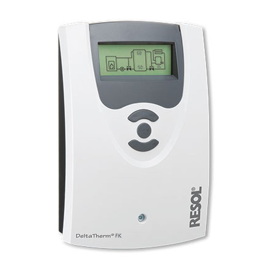 Resol DeltaTherm FK Manual Para El Instalador Especializado