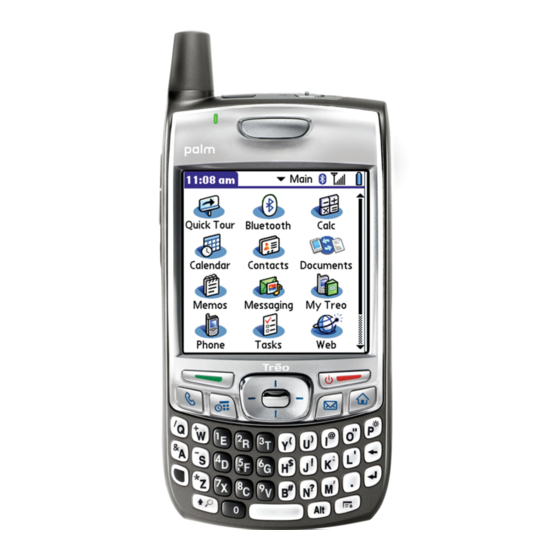 Palm TREO 700P Guía De Referencia Rápida