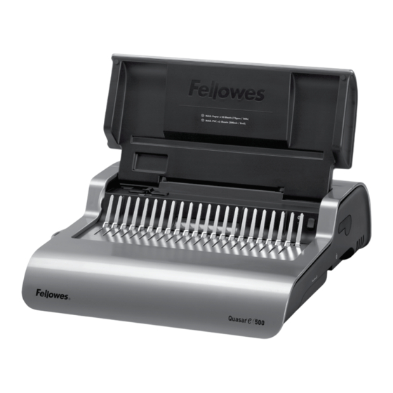 Fellowes Quasar E 500 Manual Del Usuario