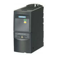 Siemens MICROMASTER 420 Manual Del Usuario