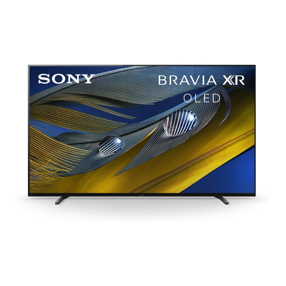Sony Bravia XR-77A8 J Serie Guía De Referencia