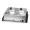 Elite Gourmet EWM-6122 - 5QT. MANUAL DEL SERVIDOR DE BUFFET DE ACERO INOXIDABLE CON BANDEJA CALENTADORA