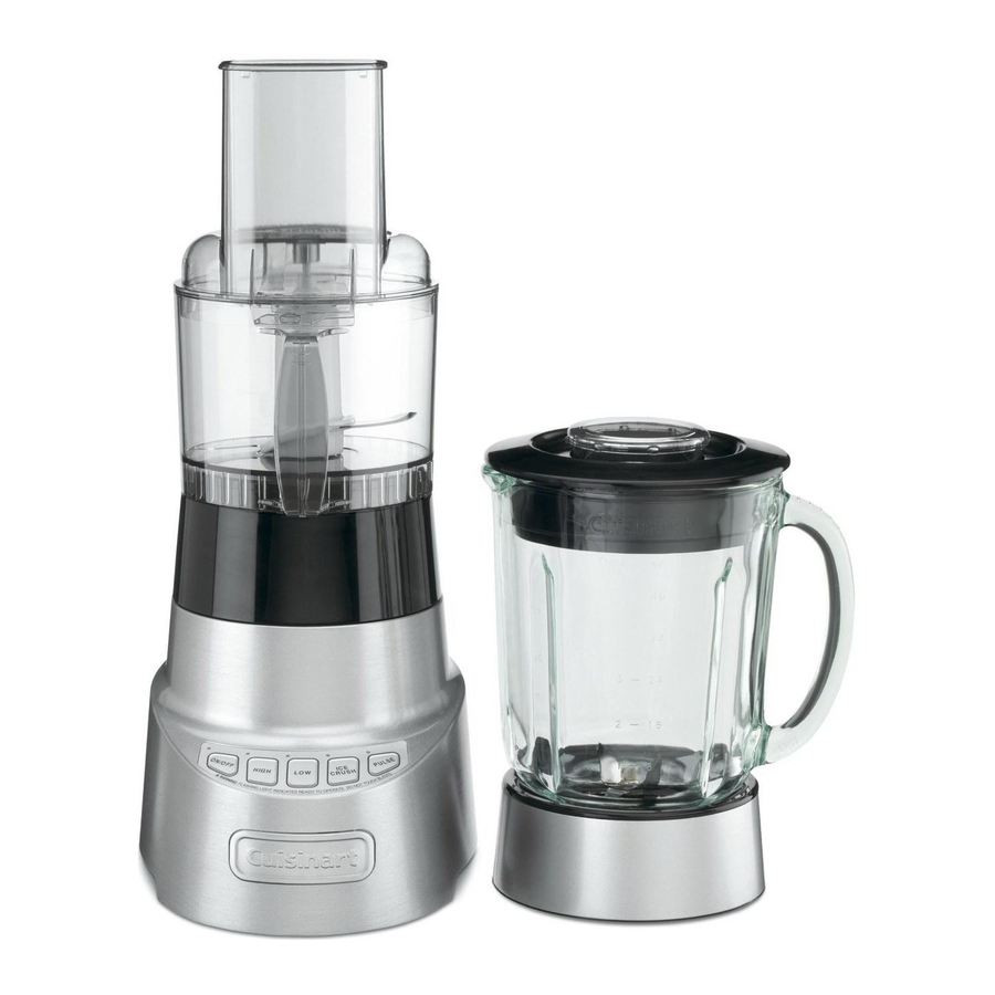 Cuisinart BFP603E Manual De Instrucciones